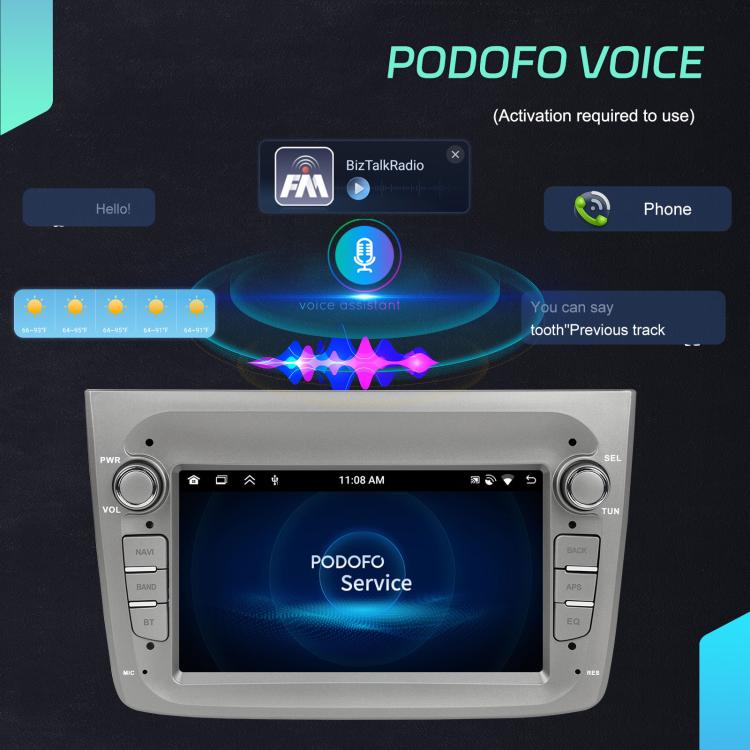 For Alfa Romeo MITO 2008-2016 7 inch Horizontal Screen Android 15 Carplay Car Center Control Integrated Machine For Alfa Romeo MITO 2008-2016 7 inch Horizontal Screen Android 15 Carplay Car Center Control Integrated Machine